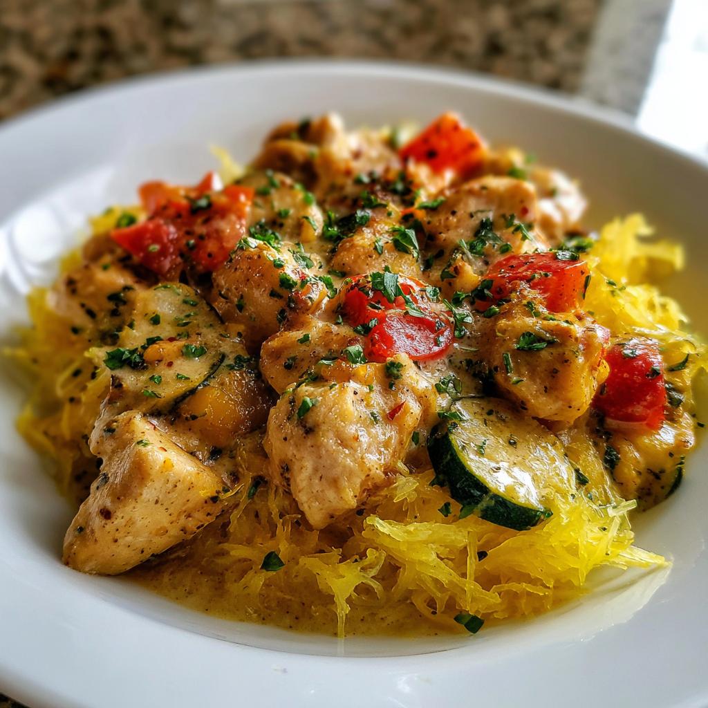 Tuscan Chicken and Spaghetti Squash - detail 1