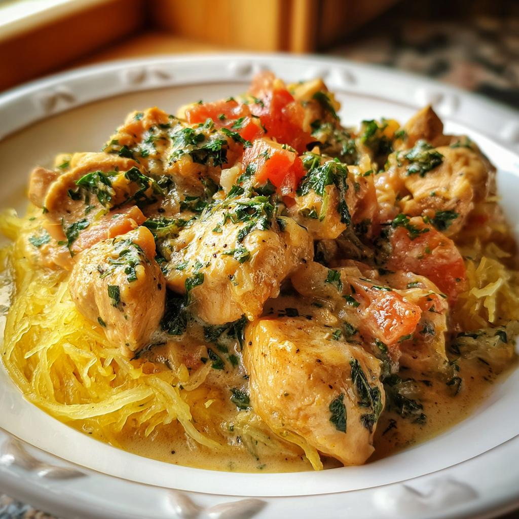 Tuscan Chicken and Spaghetti Squash - detail 2