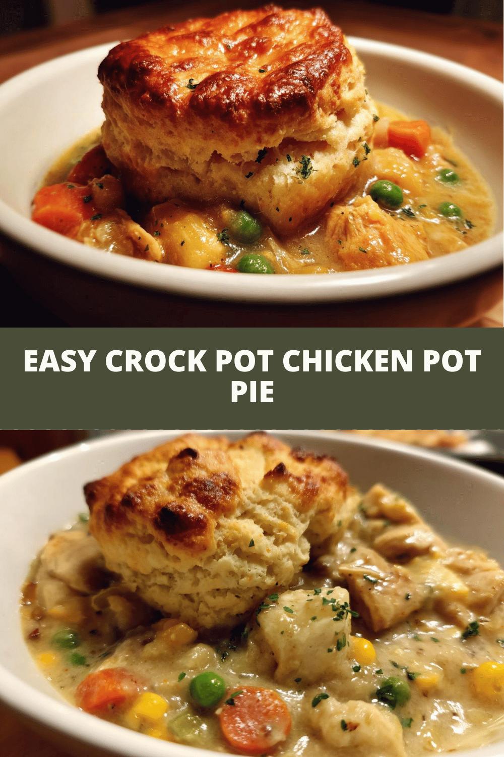 Ultimate Crock Pot Chicken Pot Pie: 4 Hr Comfort