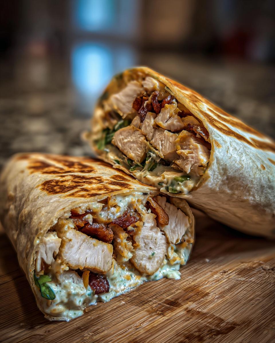 Ultimate Crunchy Chicken Ranch Wrap - detail 1