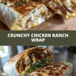 Ultimate Crunchy Chicken Ranch Wrap