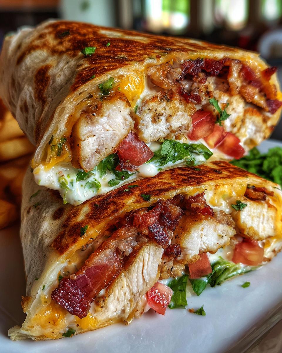 Ultimate Crunchy Chicken Ranch Wrap - detail 2