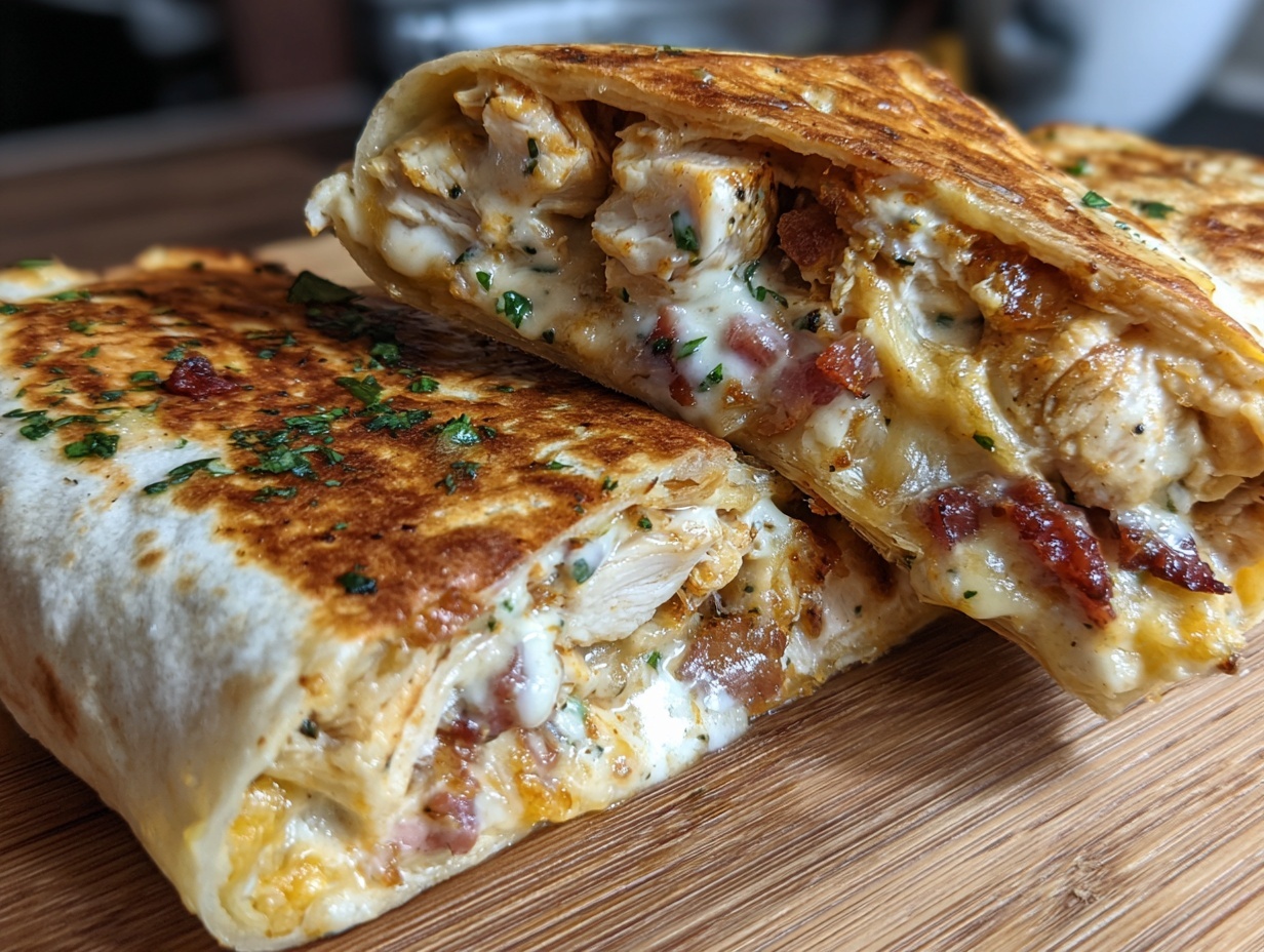 Ultimate Crunchy Chicken Ranch Wrap: 35 Min Joy