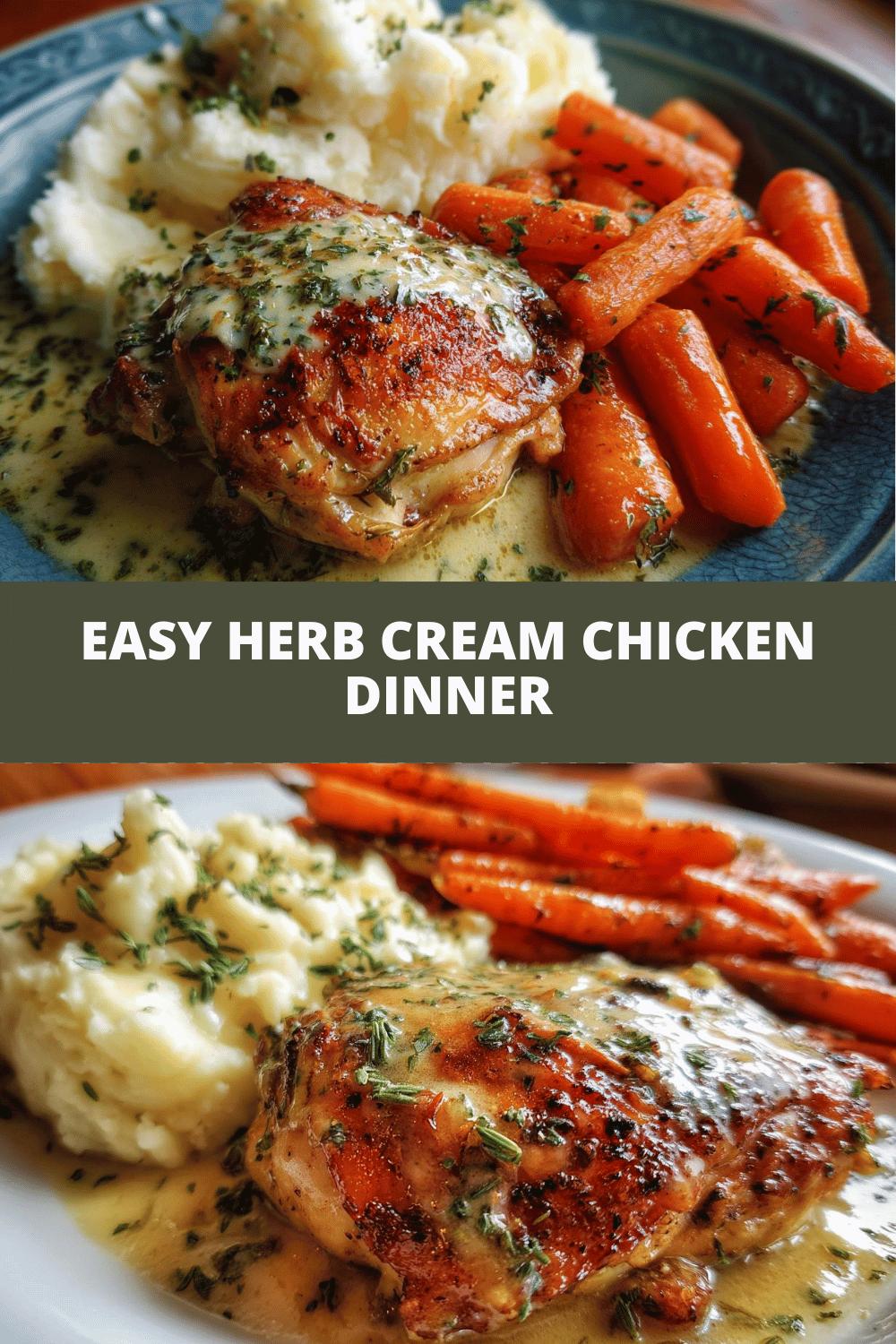 Ultimate Herb-Cream Chicken Dinner: 45 Min Magic