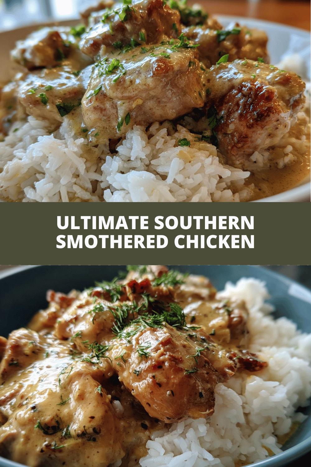 Ultimate Southern Smothered Chicken: 1 Amazing Dish