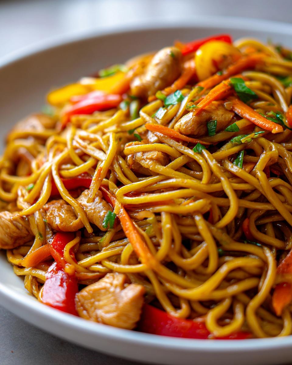 chicken lo mein recipe - detail 2