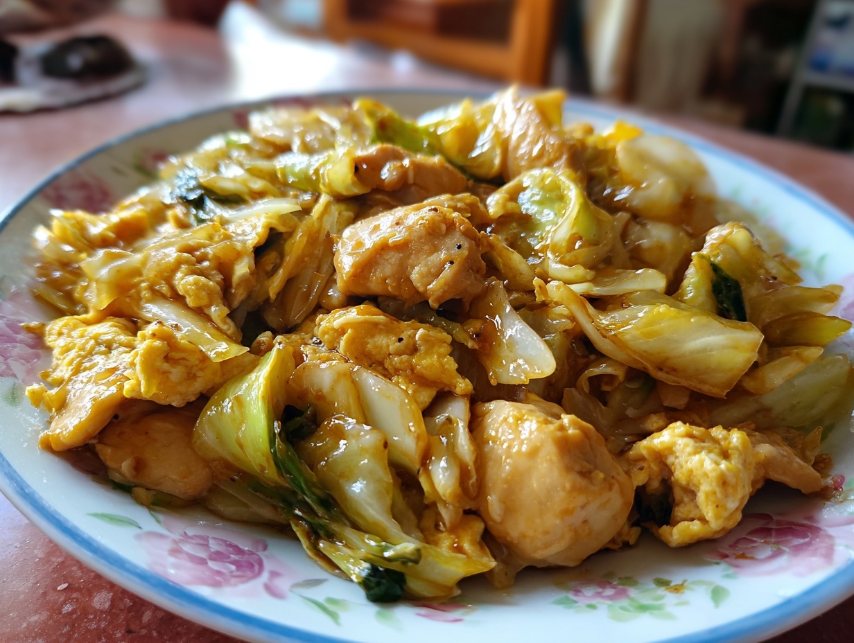 35-Min Flavorful Chicken Cabbage Meal