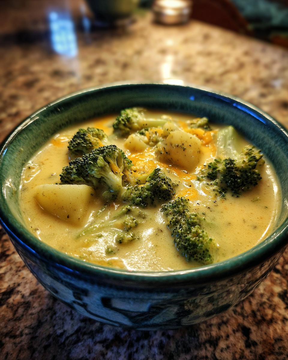 Cheddar Broccoli Potato Soup - detail 1