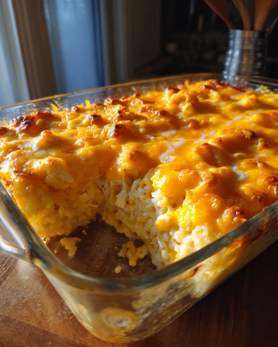 Cheesy Chicken and Rice Casserole - detail 2