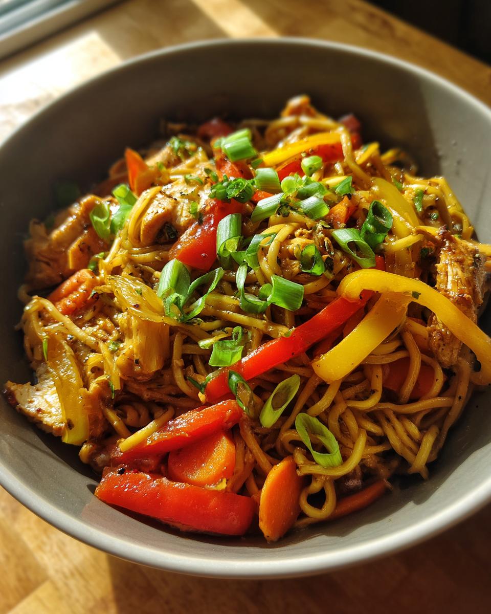 Chicken Lo Mein - detail 2