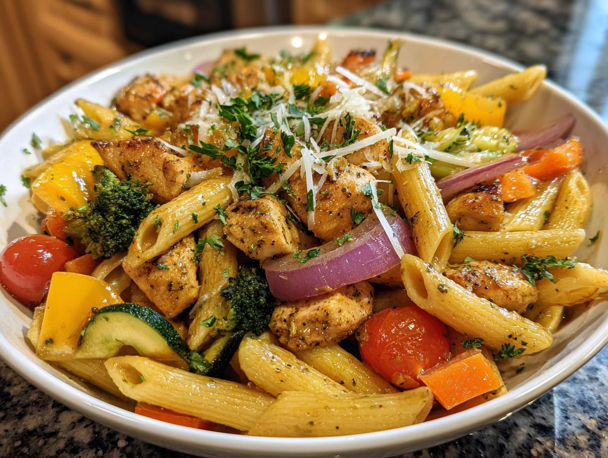 Amazing Chicken Pasta Primavera: Fresh & Fast Dinner