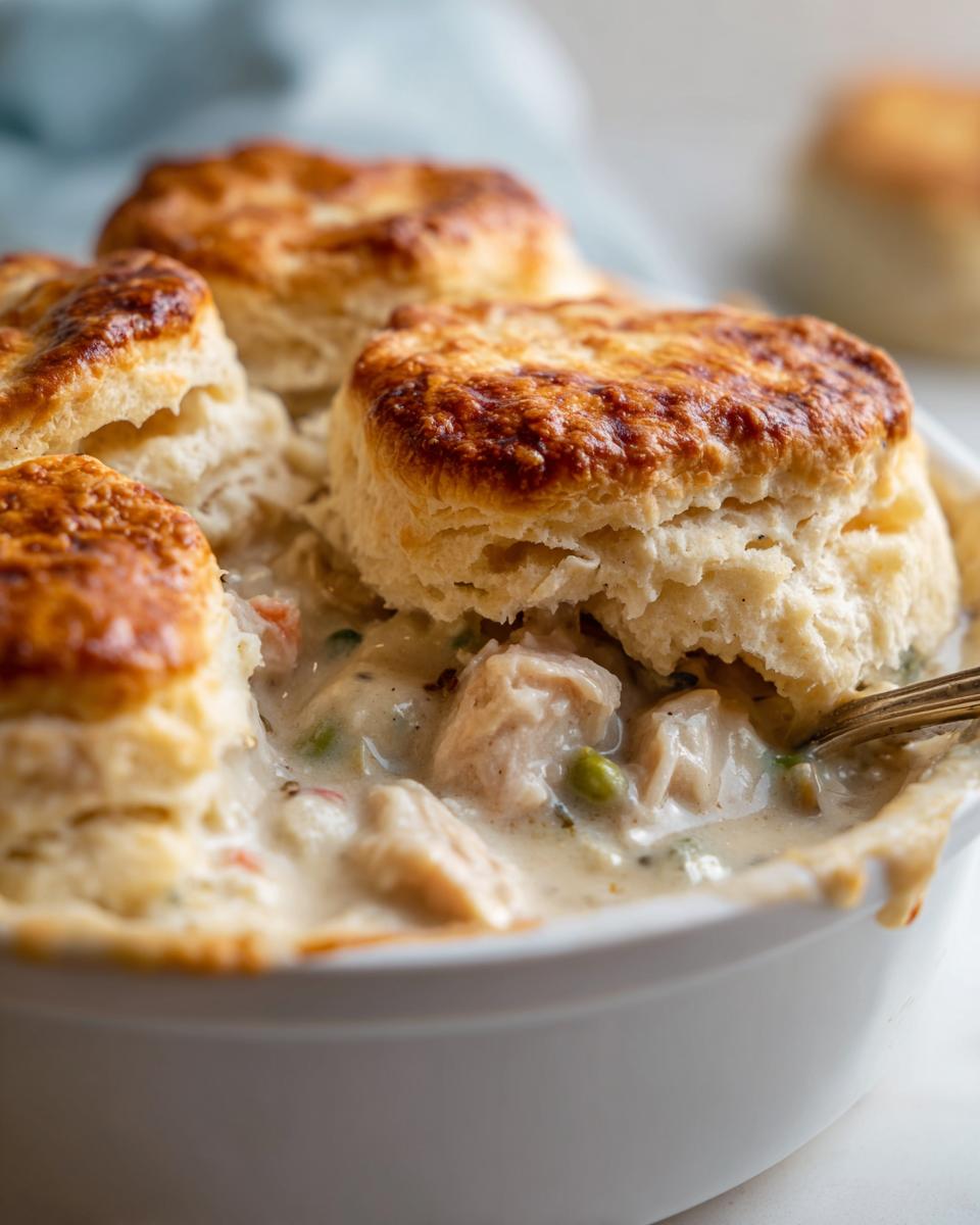 Chicken Pot Pie with Biscuits - detail 1