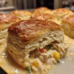 Chicken Pot Pie with Biscuits