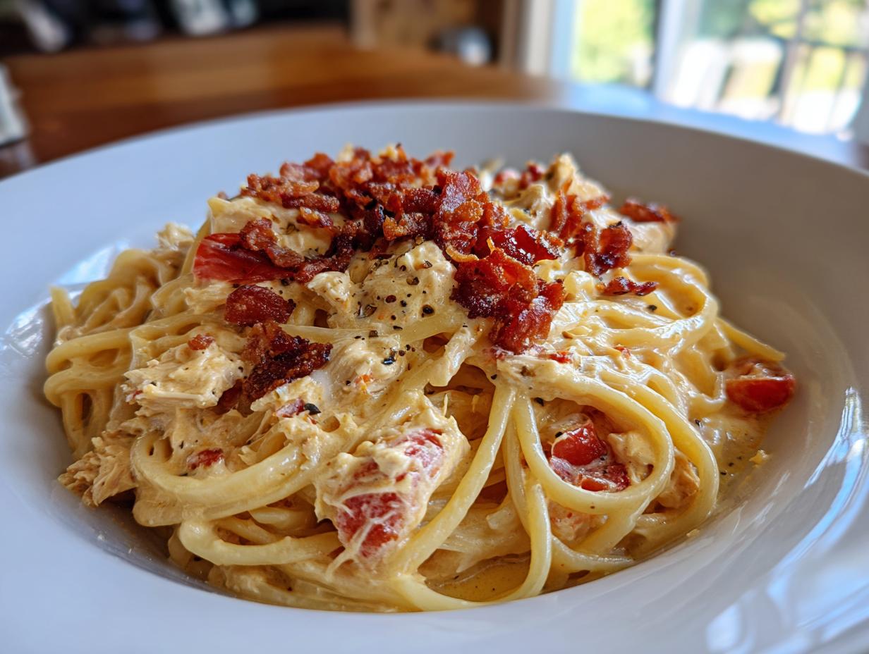 Foolproof Chicken Spaghetti with Rotel & Cheese