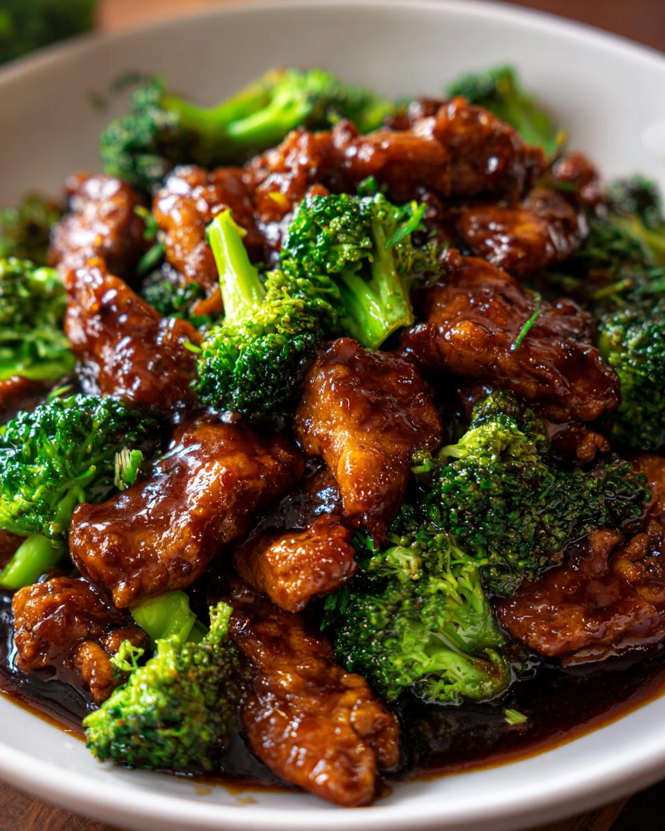 Chicken and Broccoli with Brown Sauce - detail 1