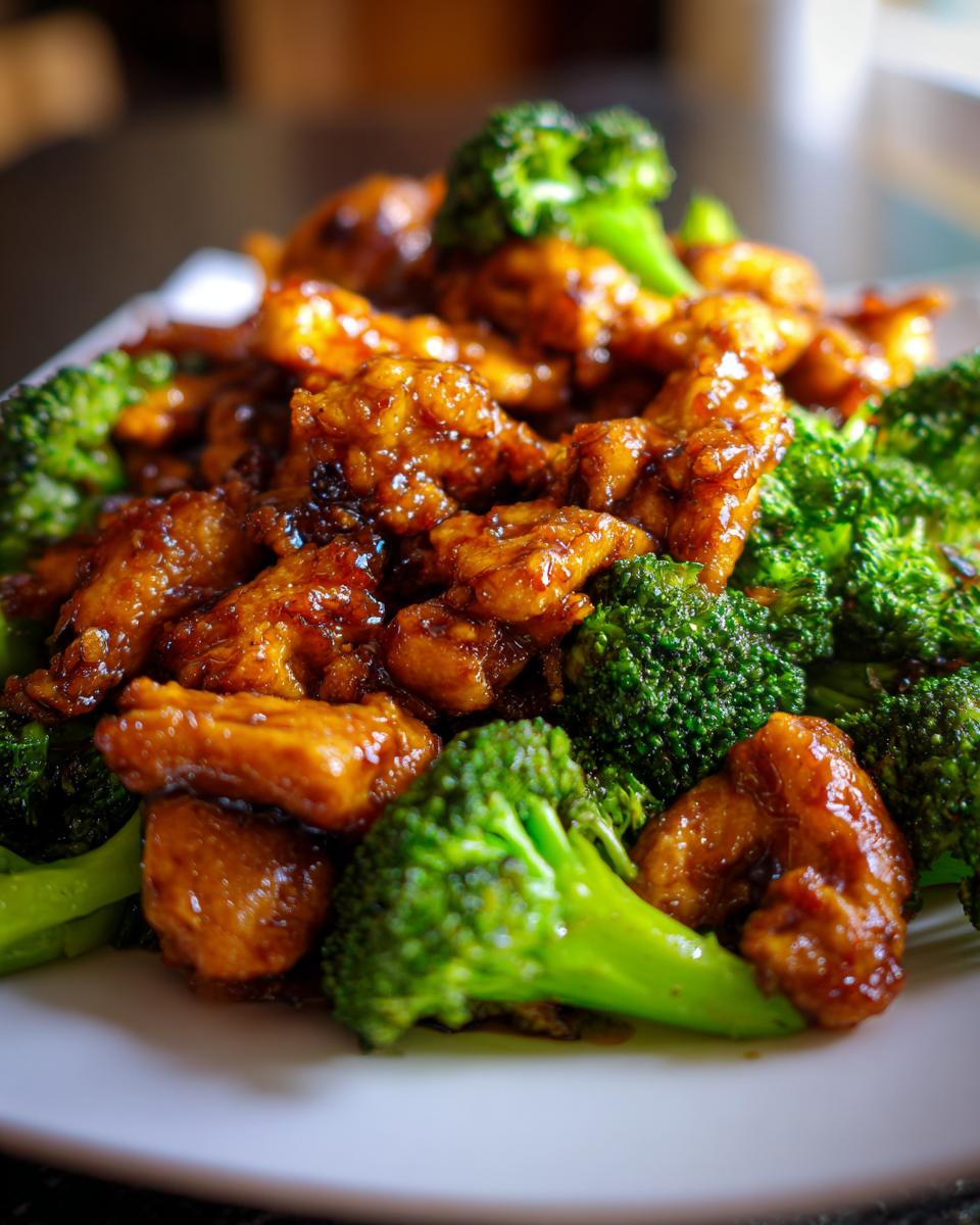 Chicken and Broccoli with Brown Sauce - detail 2