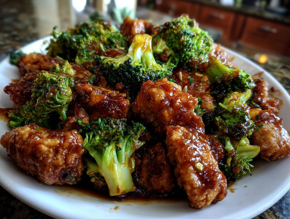 Amazing Chicken and Broccoli Brown Sauce