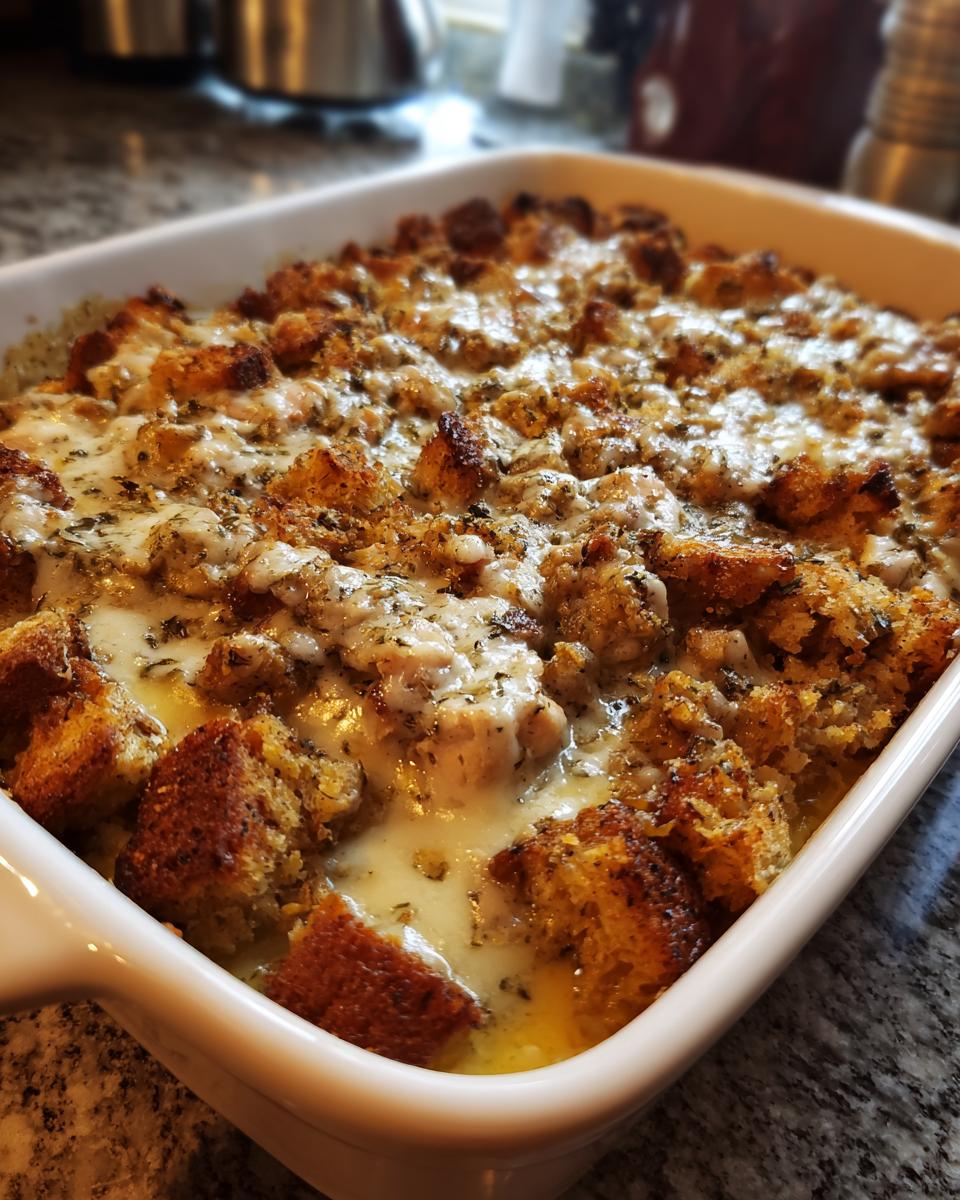 Chicken and Stuffing Casserole - detail 1