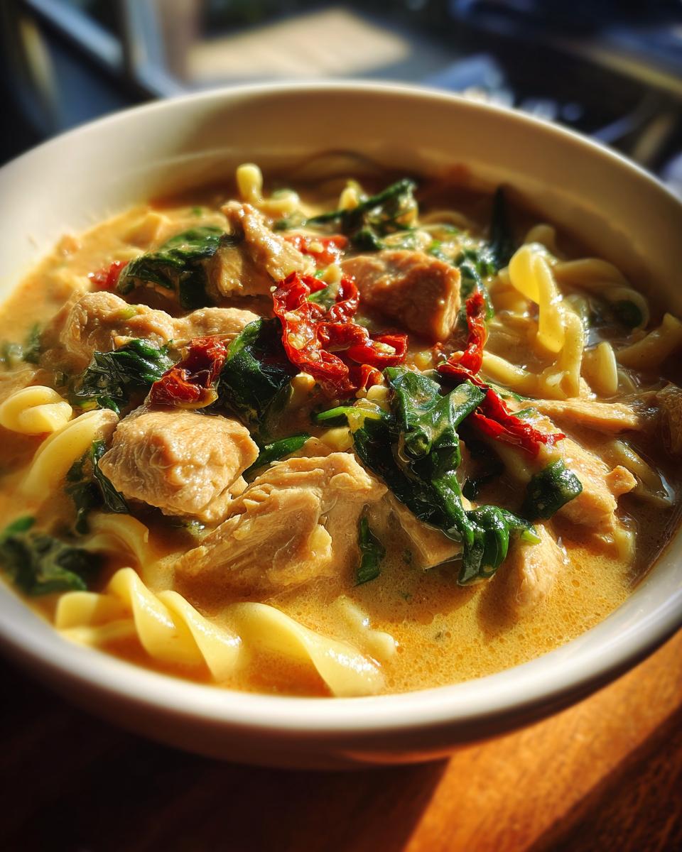 Creamy Marry Me Tuscan Chicken Soup - detail 1