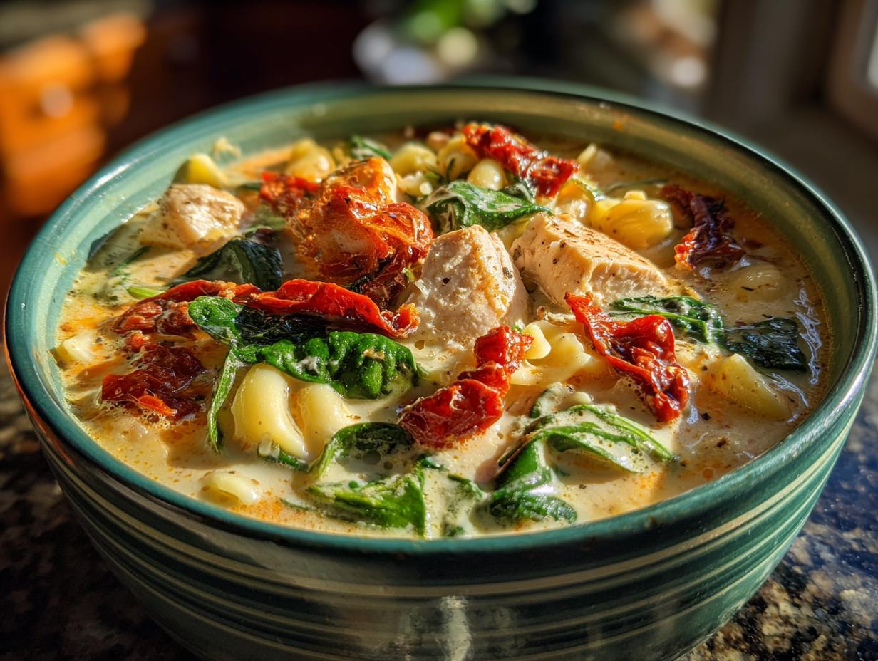 Creamy Marry Me Tuscan Chicken Soup