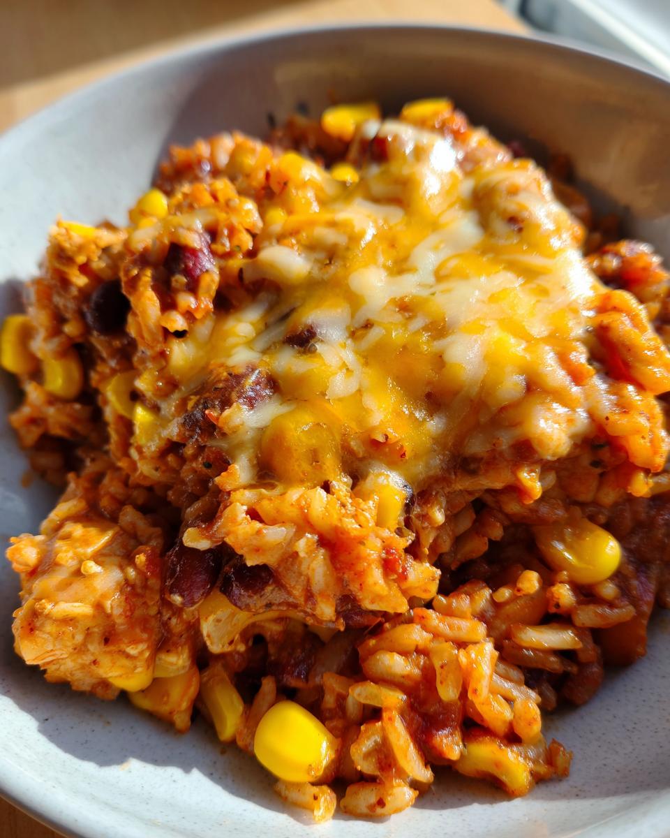 Easy Chicken Burrito Casserole - detail 2