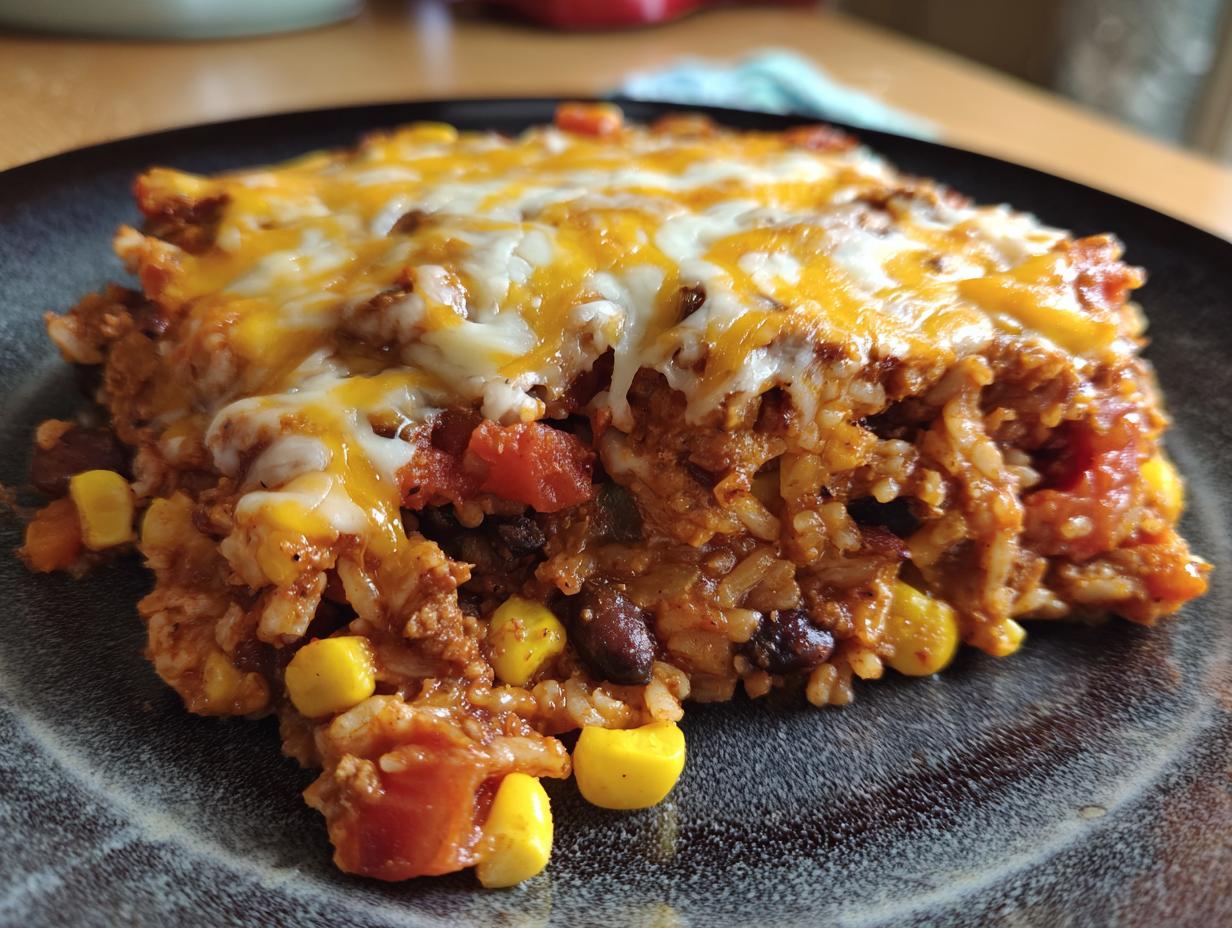 Easy Chicken Burrito Casserole