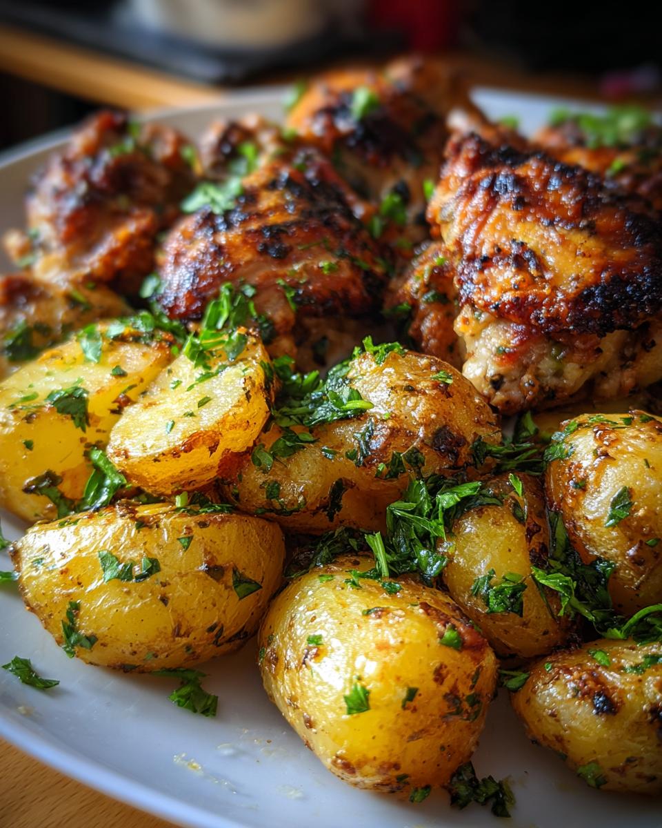 Garlic Parmesan Chicken Potatoes - detail 1
