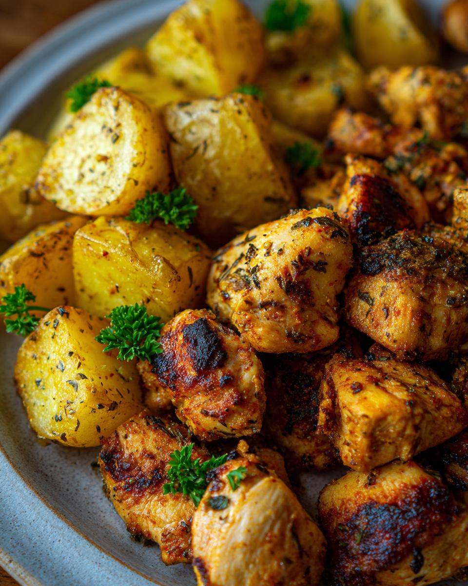 Garlic Parmesan Chicken Potatoes - detail 2