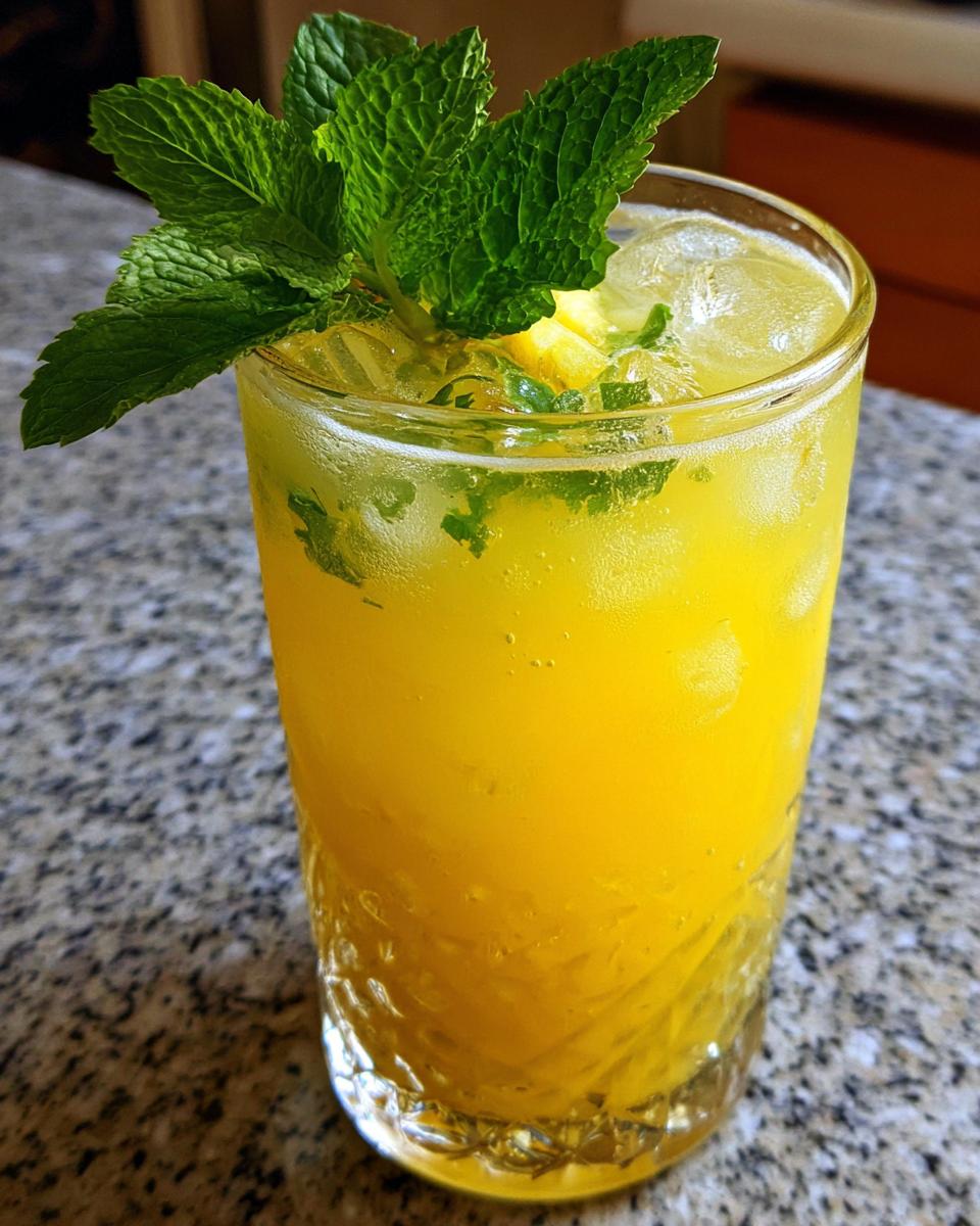 Amazing 3-Ingredient Pineapple Ginger Drink 3 Pineapple Ginger Drink - detail 1