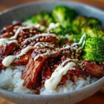 Sticky Chicken Bowls
