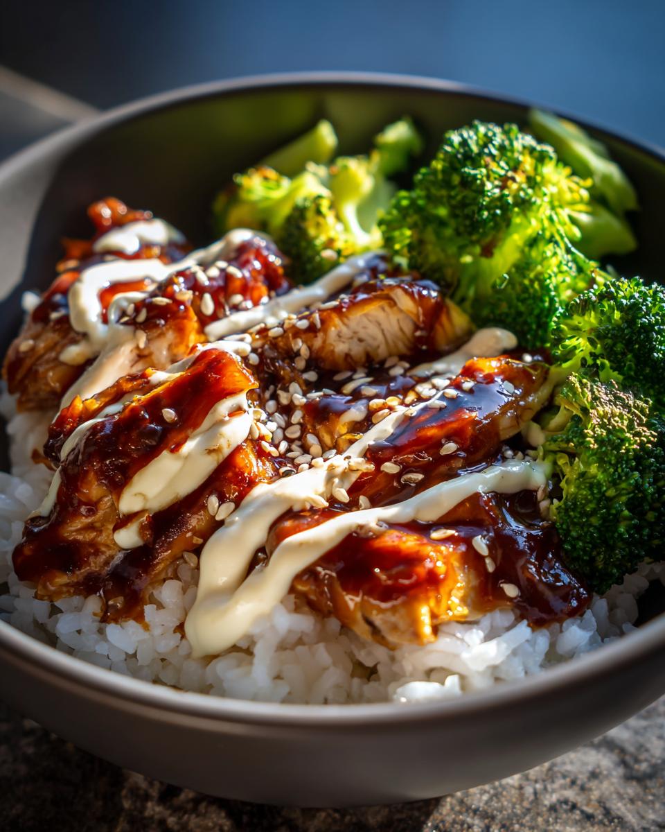 Sticky Chicken Bowls - detail 2