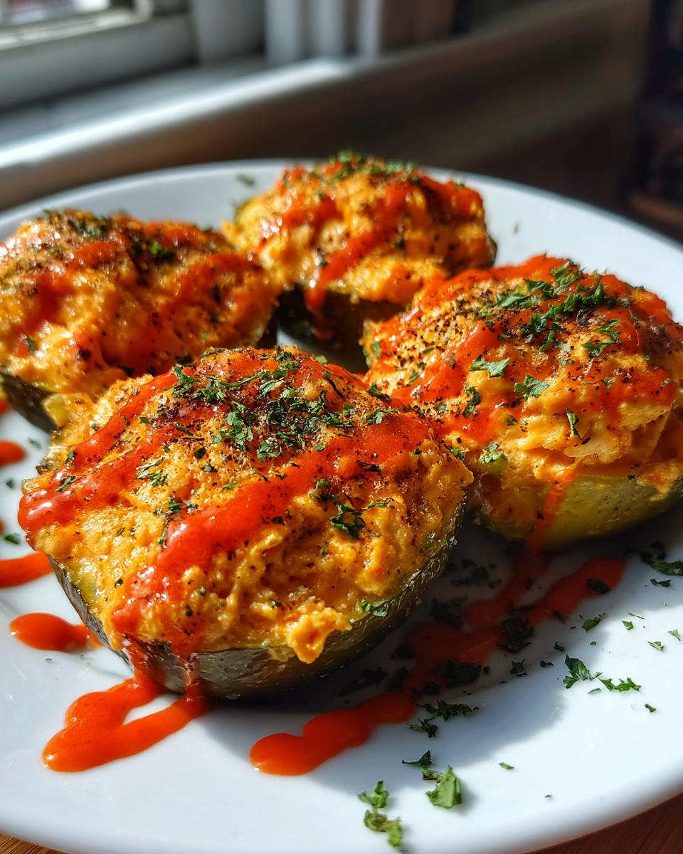 Shocking Buffalo Chicken Stuffed Pickles Recipe 4 Buffalo Chicken Stuffed Pickles - detail 1