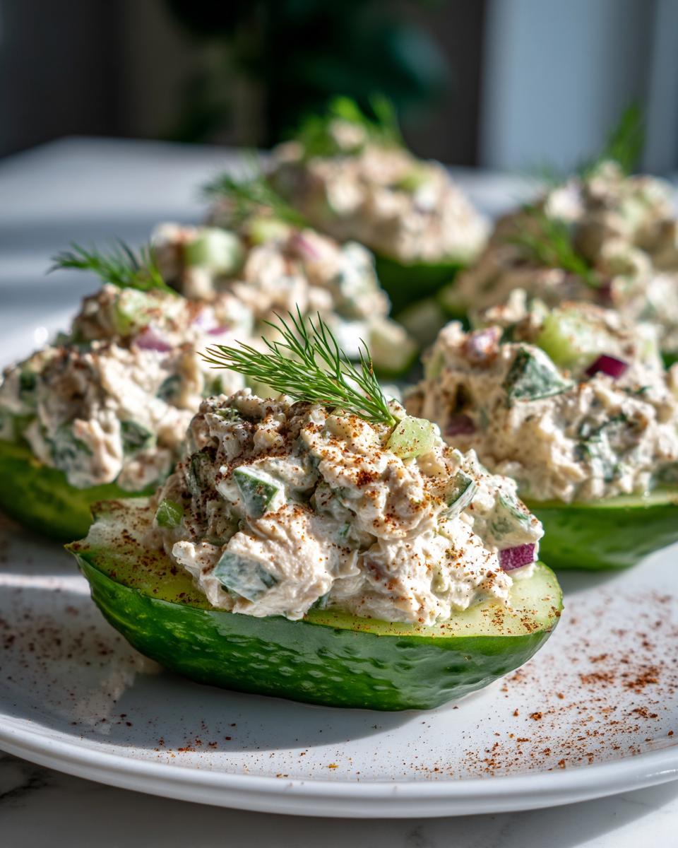 Amazing Chicken Salad Pickle Boats in 15 Minutes 4 Chicken Salad Pickle Boats - detail 1
