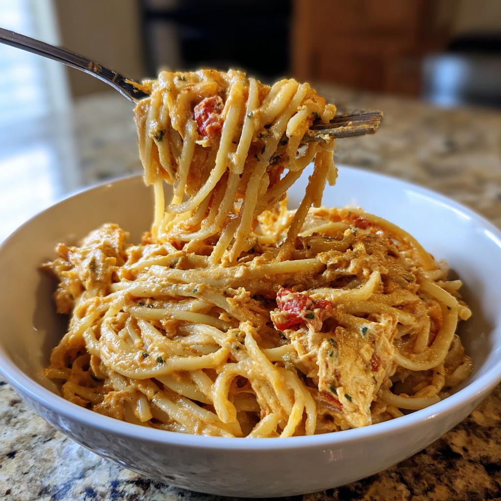 30-Minute Chicken Spaghetti with Rotel Delight 4 Chicken Spaghetti with Rotel - detail 1