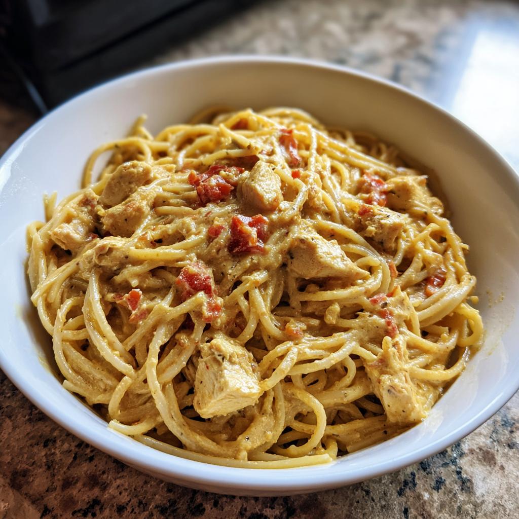 30-Minute Chicken Spaghetti with Rotel Delight 5 Chicken Spaghetti with Rotel - detail 2