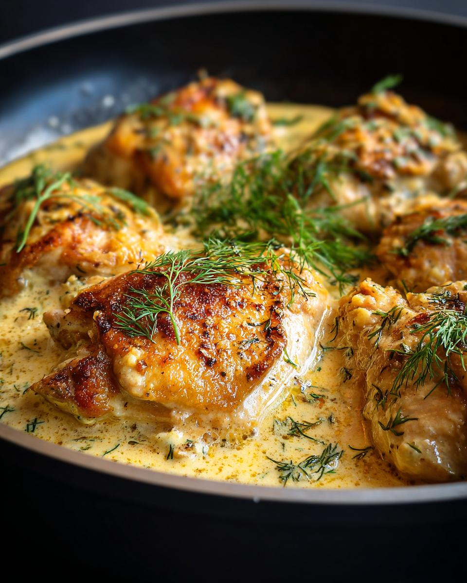 Creamy Oven Baked Chicken Thighs - detail 1