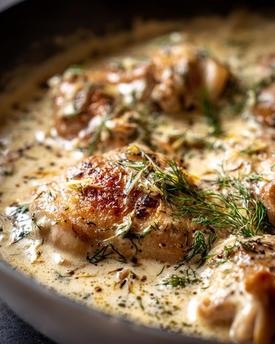 Creamy Oven Baked Chicken Thighs - detail 2