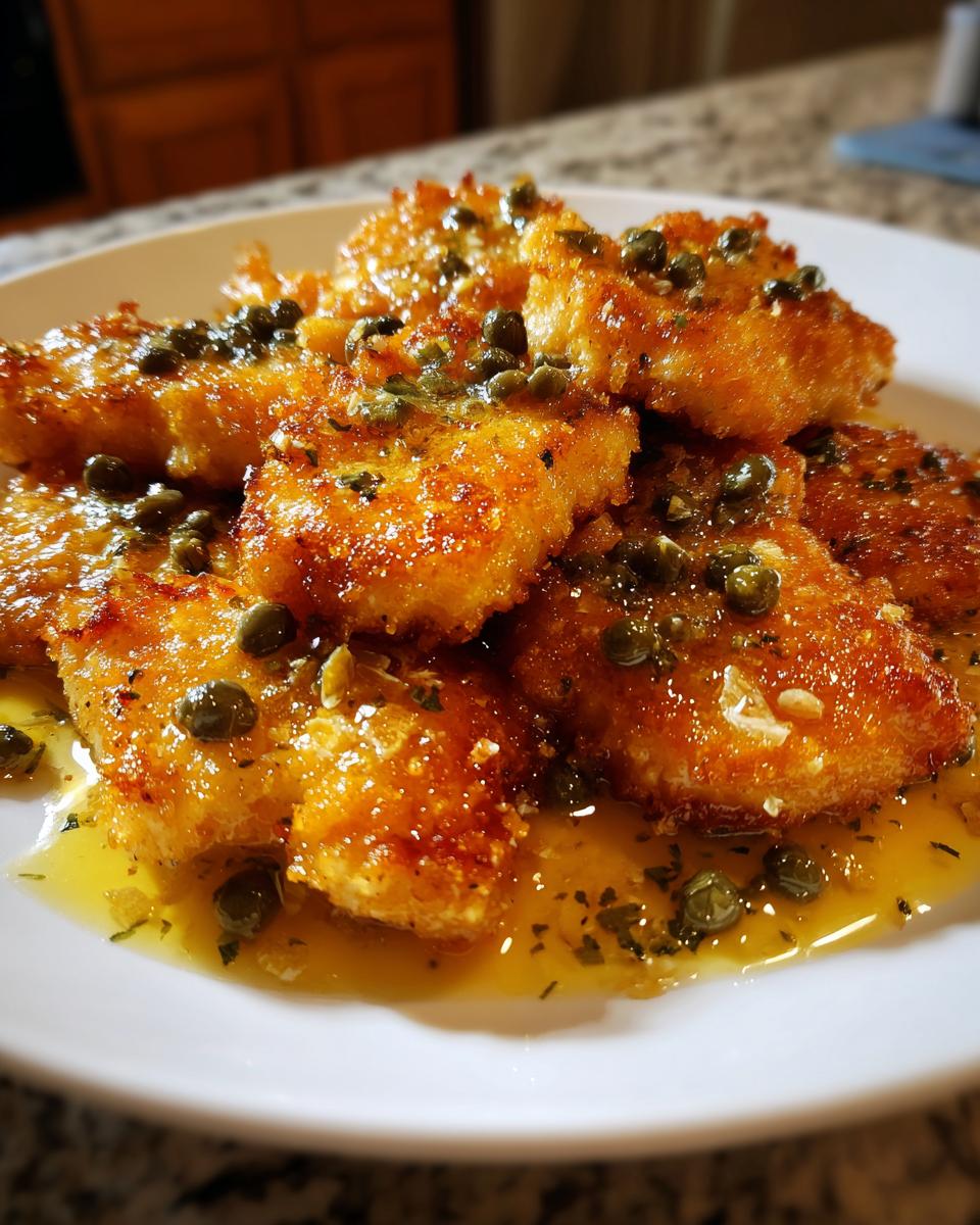 Amazing 20 Min Crispy Lemon Chicken Piccata 4 Crispy Lemon Chicken Piccata - detail 1