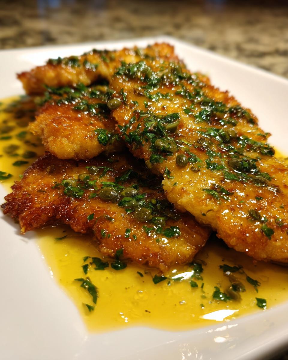 Amazing 20 Min Crispy Lemon Chicken Piccata 5 Crispy Lemon Chicken Piccata - detail 2