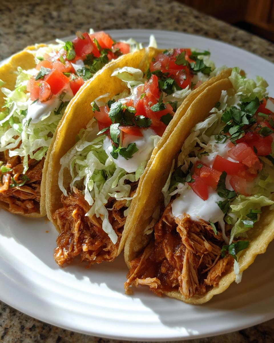 Crockpot Shredded Chicken Tacos: 12 Juicy Bites 4 Crockpot Shredded Chicken Tacos - detail 1