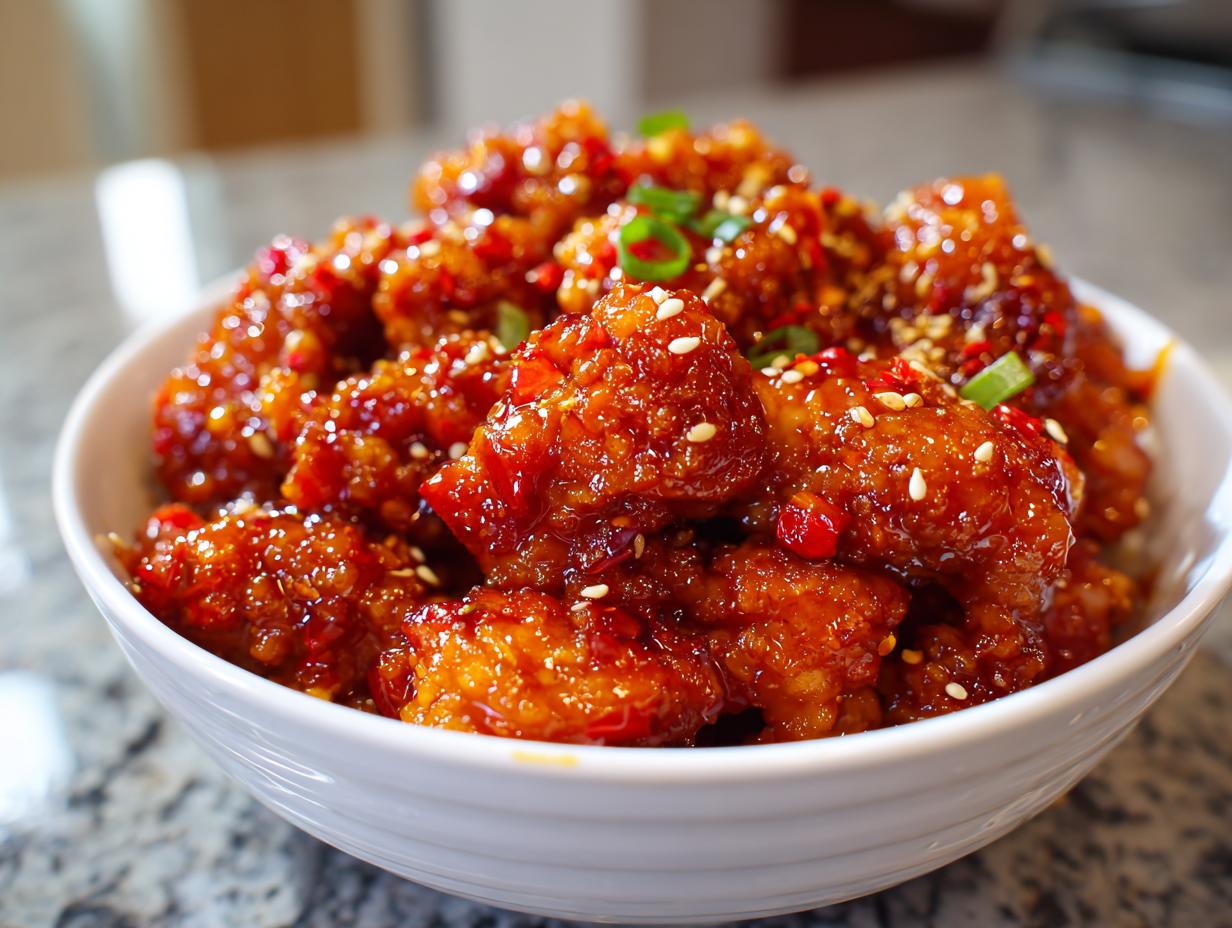 Amazing Firecracker Ground Chicken in 25 Mins