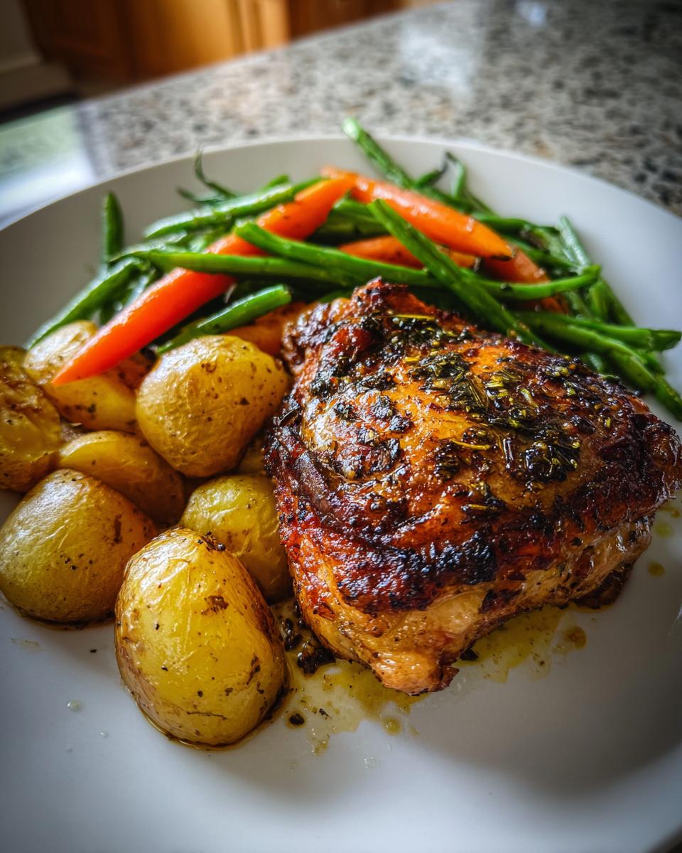 Superb Garlic Herb Roasted Chicken Thighs 6 Ways 4 Garlic Herb Roasted Chicken Thighs - detail 1