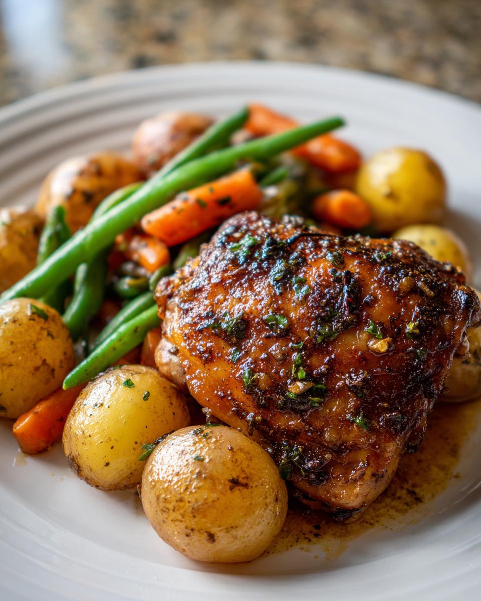 Superb Garlic Herb Roasted Chicken Thighs 6 Ways 5 Garlic Herb Roasted Chicken Thighs - detail 2