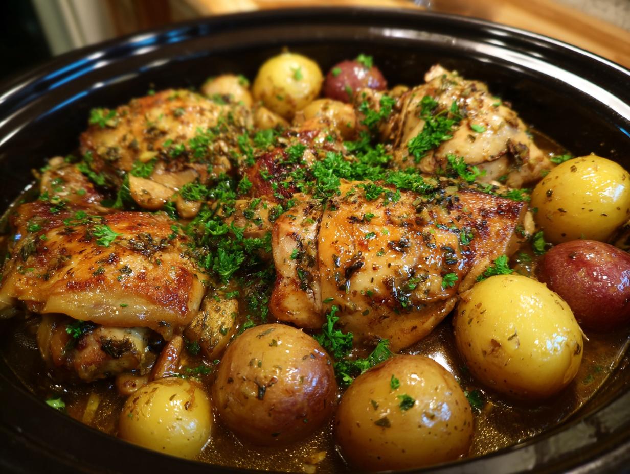 Amazing 4-Ingredient Garlic Parmesan Chicken