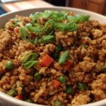 Ground Chicken Fried Rice