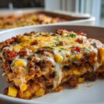 Ground Chicken Taco Casserole