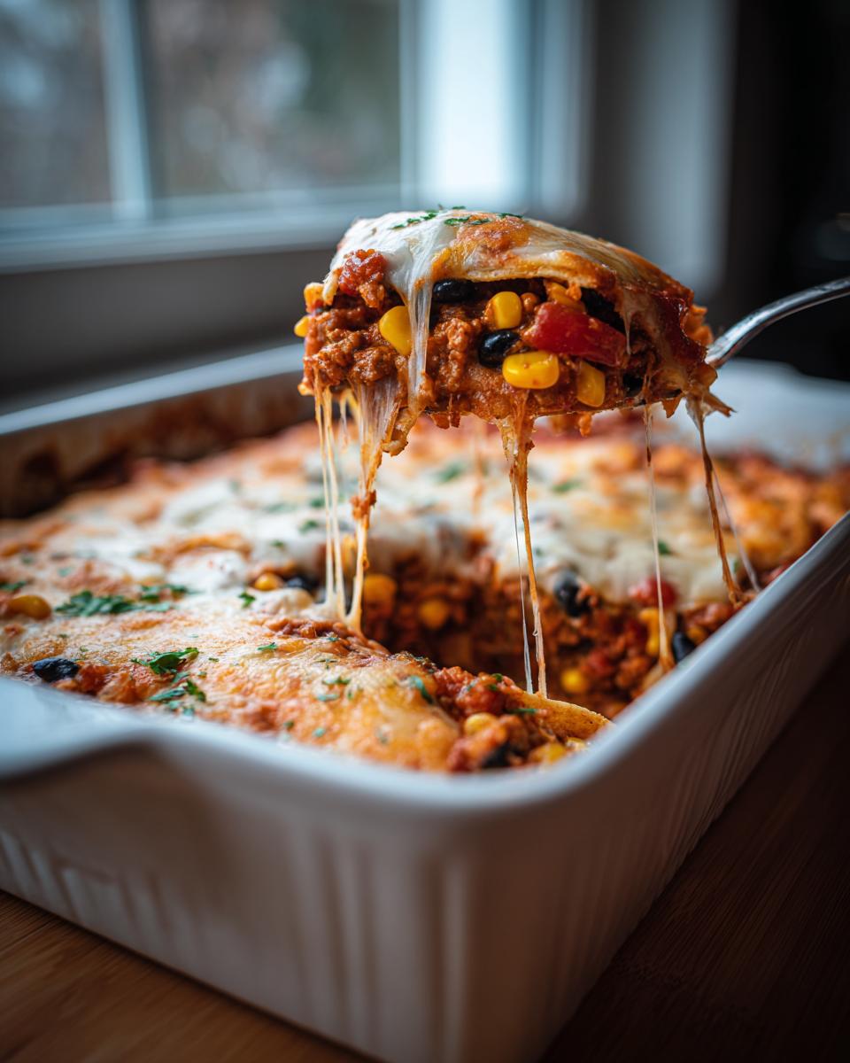Ground Chicken Taco Casserole - detail 2