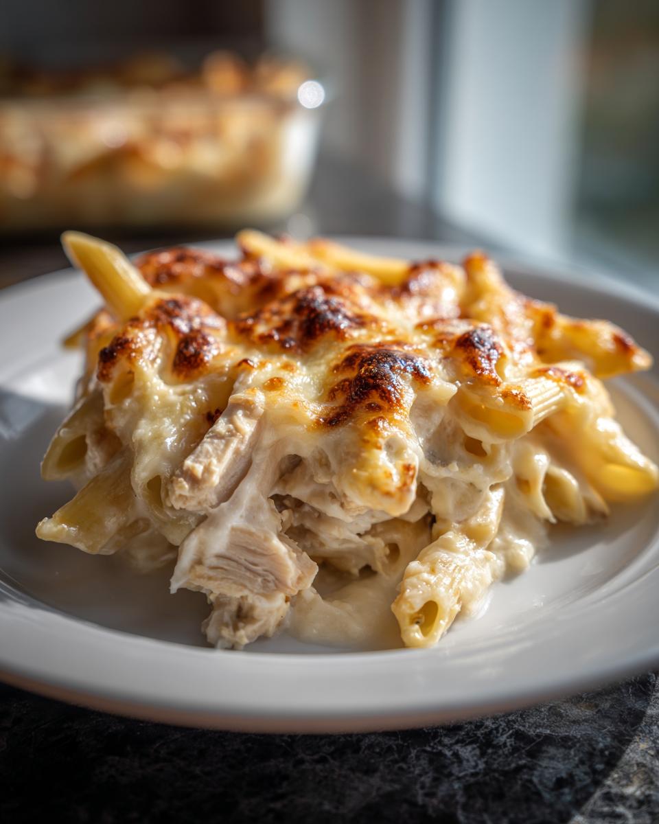 One-Bowl Chicken Alfredo Pasta Bake: Shocking 1 Dish 4 One-Bowl Chicken Alfredo Pasta Bake - detail 1