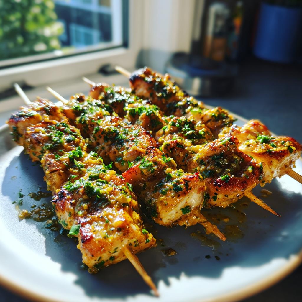 Amazing Ranch Garlic Parmesan Chicken Thigh Skewers 5 Ranch Garlic Parmesan Chicken Thigh Skewers (Air Fryer/Oven/Grill) - detail 2