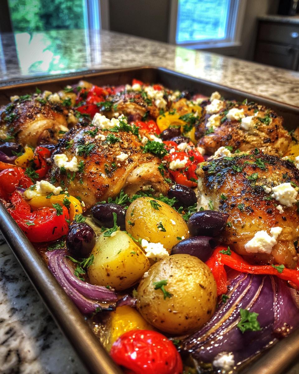 Sheet Pan Mediterranean Chicken: 1 Amazing Meal 5 Sheet Pan Mediterranean Chicken - detail 2